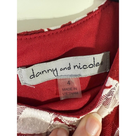 Danny Nicole Womens Dress Size 4 Floral Fit Flare Feminine Formal Casual - Picture 3 of 7